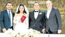 Aşk ve mutluluğun İzmir'deki buluşması! Vuslat Aktaran VE Can Akçay dünyaevine girdi