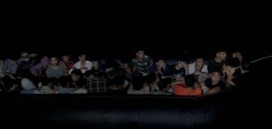 Bodrum'da İHA tespit etti, 33 kaçak göçmen yakalandı