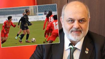 Tahir Kıran'dan skandal paylaşım! Kadın futbolcuya hakaret