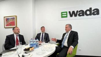 Bakan Osman Aşkın Bak ve WADA Başkanı Banka görüştü! Dopingle mücadele işbirliği