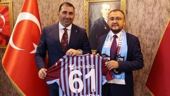 Ukrayna Büyükelçisi Bodnar, Trabzonspor'u ziyaret etti!