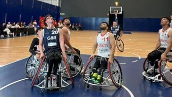 23 Yaş Altı Tekerlekli Sandalye Basketbol Milli Takımı, Büyük Britanya'ya takıldı!