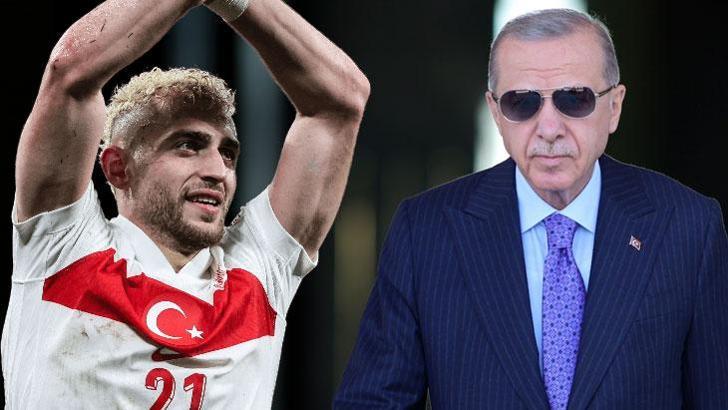 Cumhurbaşkanı Erdoğan'dan Barış Alper Yılmaz'a: Hemşehrim, senden gol bekledim