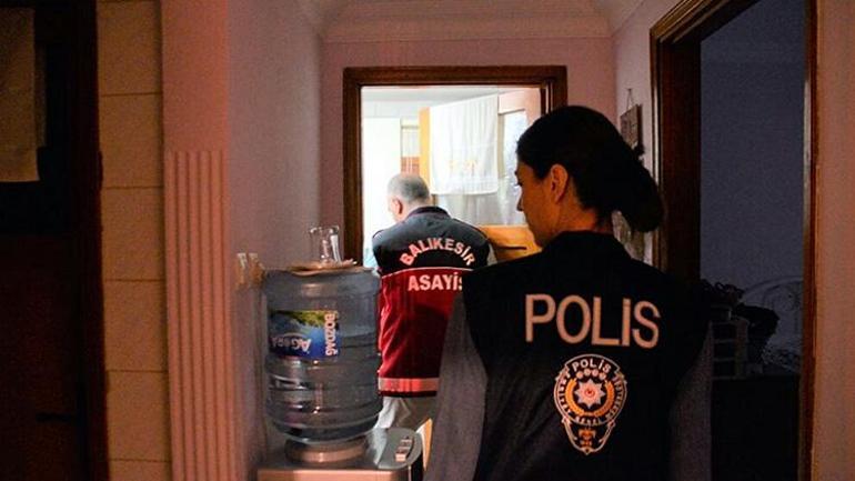 Balıkesirde Köküne Kadar Kurutma operasyonu 59 kişi gözaltına alındı