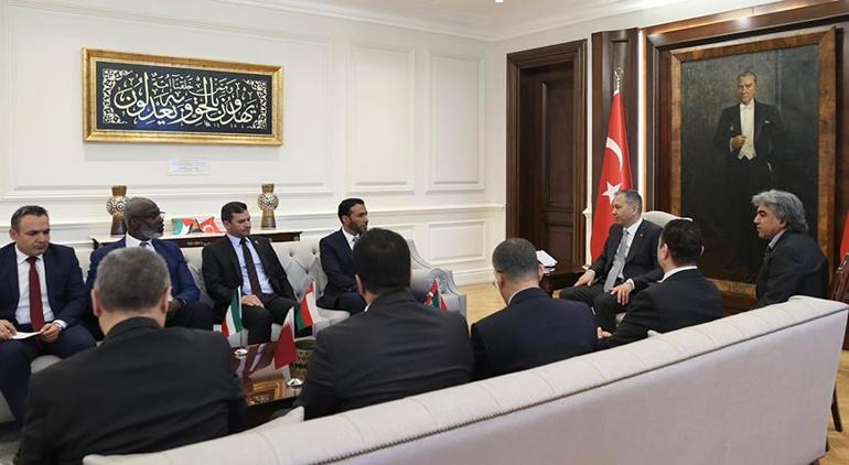 Bakan Yerlikaya Körfez ülkelerinin büyükelçileri ile görüştü