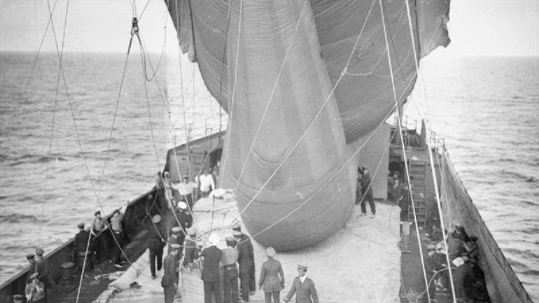 165 bin grostonluk gemiyi paraşüt götürüyor ‘1915te Çanakkalede de devredeydi’