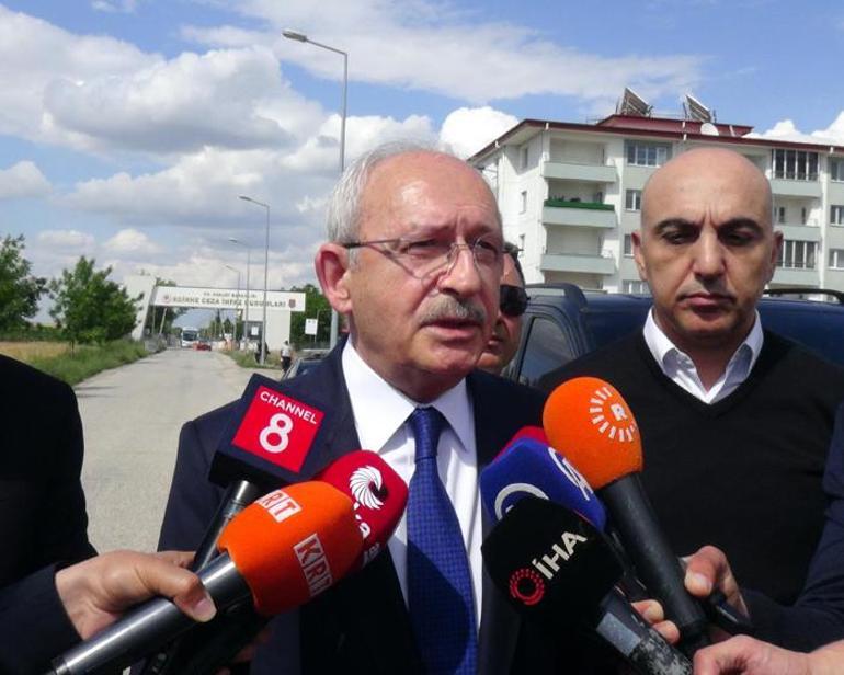 Kılıçdaroğlu, Selahattin Demirtaşı cezaevinde ziyaret etti