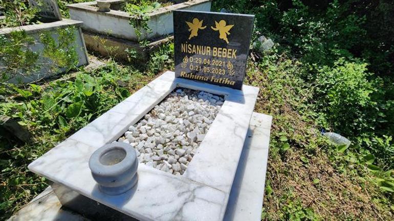 Türkiyeyi sarsan olayda Nisanur bebeğin mezarındaki yazı duygulandırdı