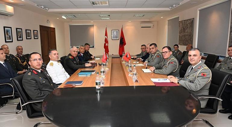 Genelkurmay Başkanı Gürak, Arnavutluk Cumhurbaşkanı Begaj ile bir araya geldi