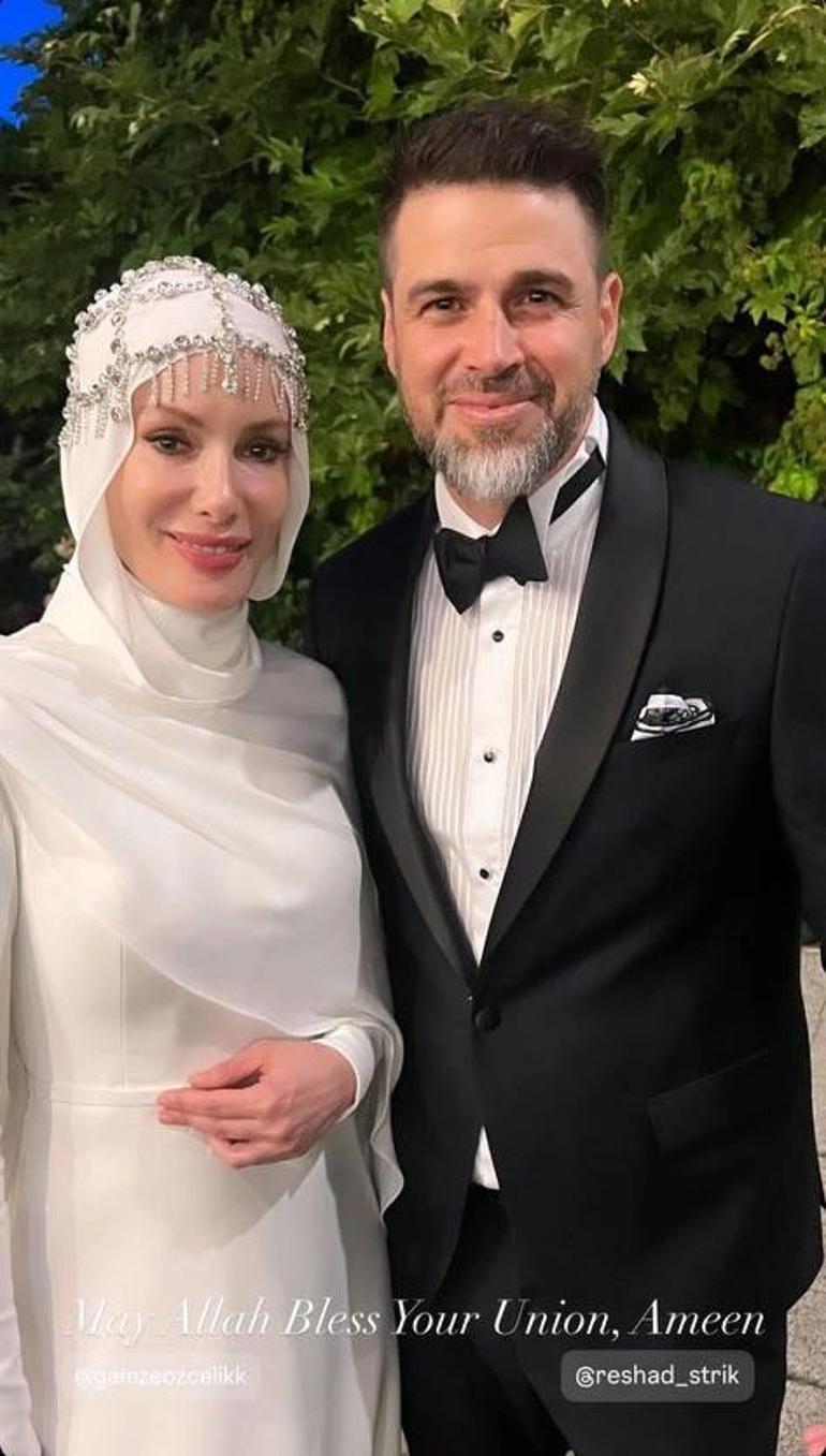 Sürpriz nikah Gamze Özçelik ile oyuncu Reshad Strik evlendi