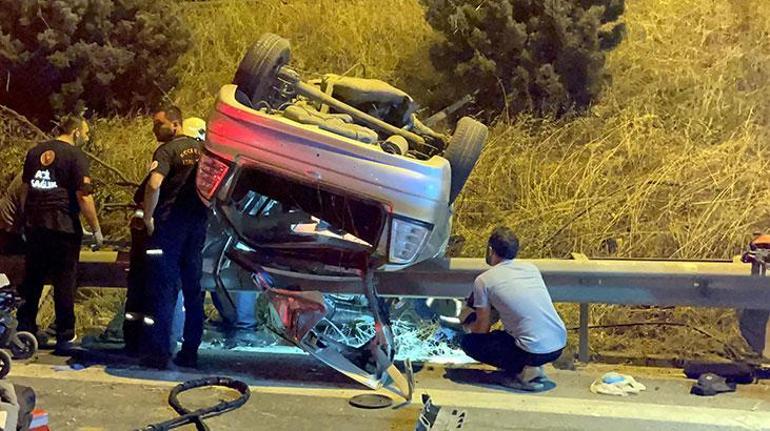 Kocaelide feci son Otomobil takla attı, 3 kişi öldü