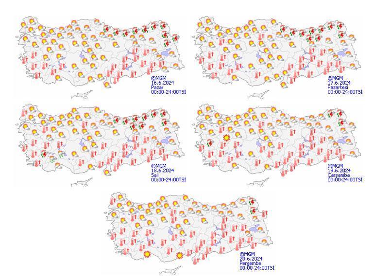 Bakan Özhasekiden uyarı Sıcaklık düşüyor sağanak yağmur geliyor Meteoroloji yeni hava durumu haritası yayımladı