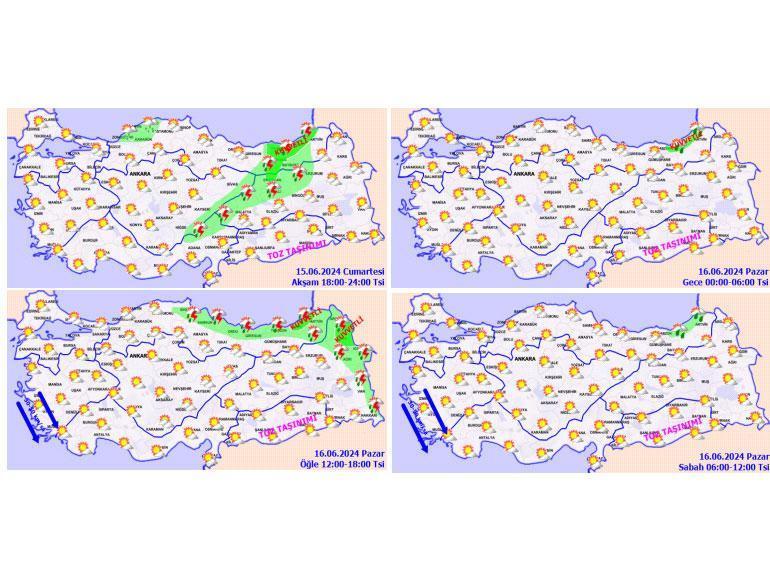 Bakan Özhasekiden uyarı Sıcaklık düşüyor sağanak yağmur geliyor Meteoroloji yeni hava durumu haritası yayımladı