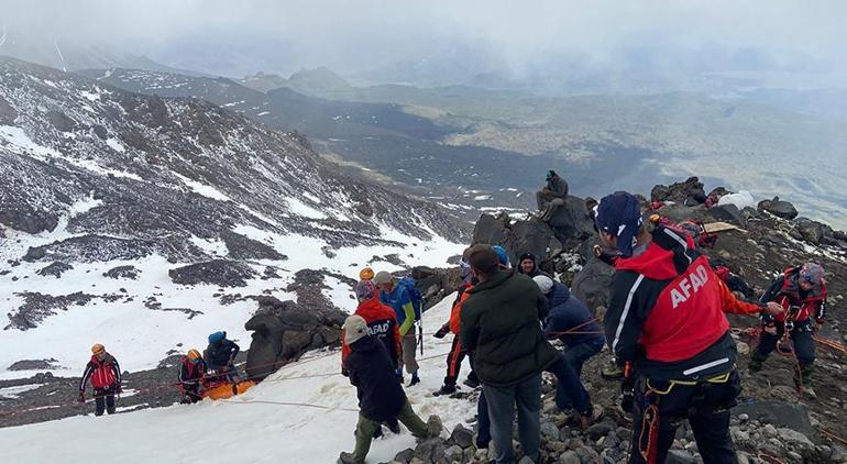 Ağrı Dağında hayatını kaybetmişti... İranlı dağcının cenazesine ulaşıldı