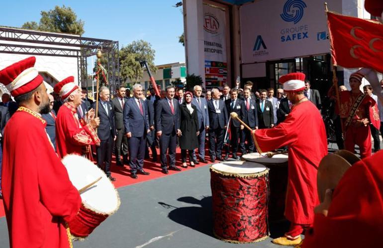 Cevdet Yılmaz, Cezayir Cumhurbaşkanı Tebbun ile fuar açılışına katıldı