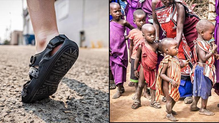 600 bin çocuğun umudu Büyüyen ayakkabı dünyaya yayıldı, 20 dolar yetiyor