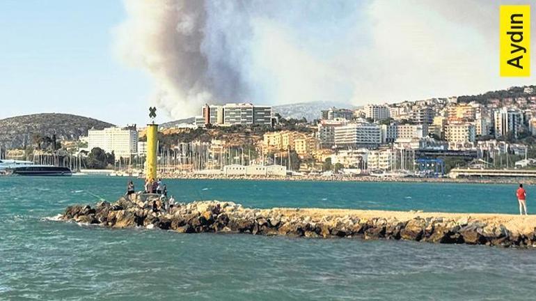 İzmir’deki yangın Aydın’a sıçradı