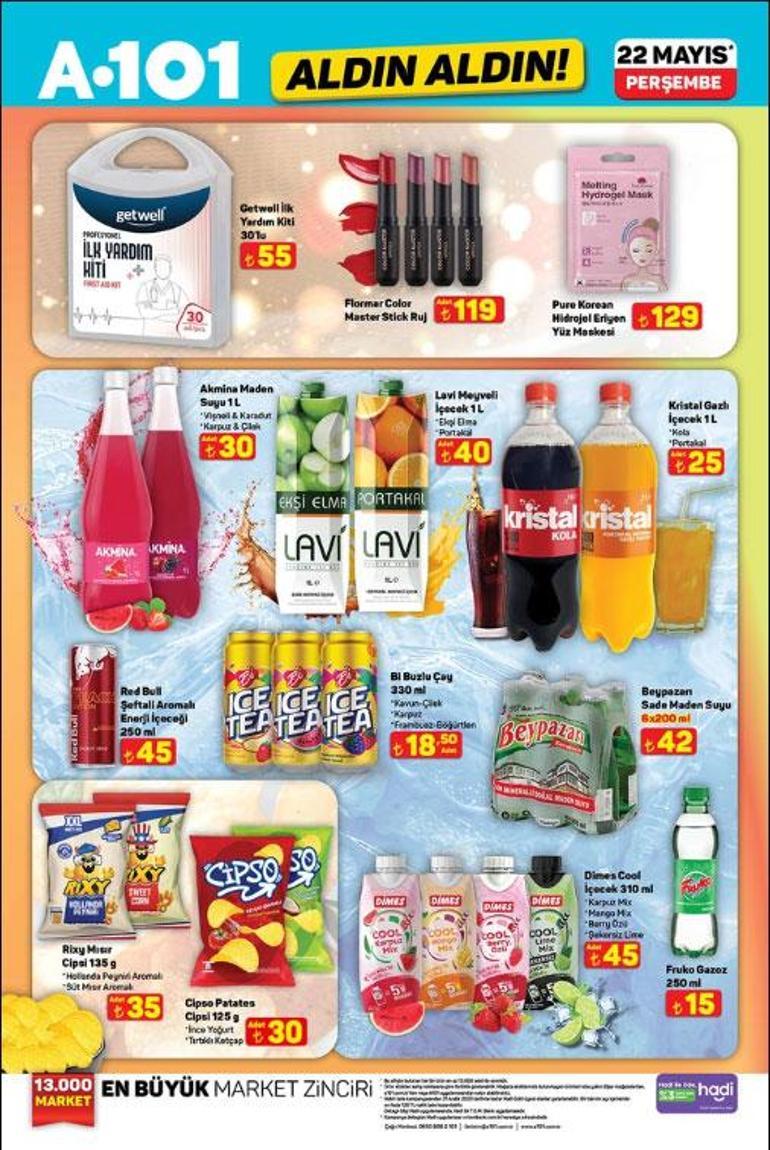 RAFLARDA SATIŞA ÇIKTI A101 ALDIN ALDIN 22 MAYIS AKTÜEL KATALOĞU | A101 Aldın Aldın aktüel kataloğunda bu hafta hangi ürünler satışa çıktı Çekme Karavan, Tiny House, Powerbank, Kulaklık, Geri Vitesli Benzinli Çapa Motoru...